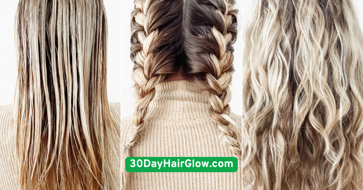 02. Day 2 Loose French Braid with Texture Spray