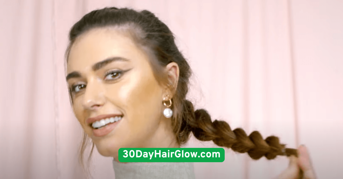 05. Day 5 Double Braided Pigtails for Youthful Fun