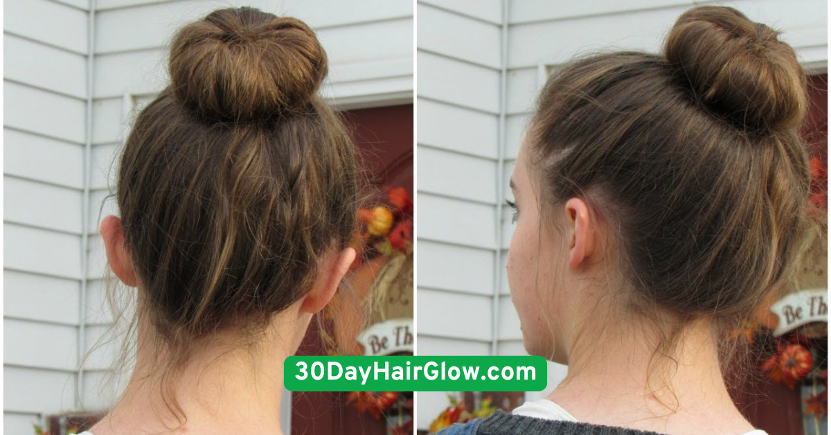 Messy Bun with Statement Scrunchie