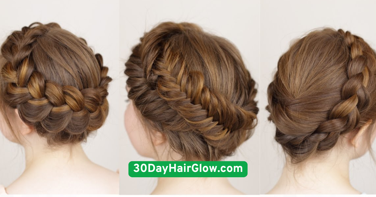 . Day 4 – Braided Crown with Soft Volume