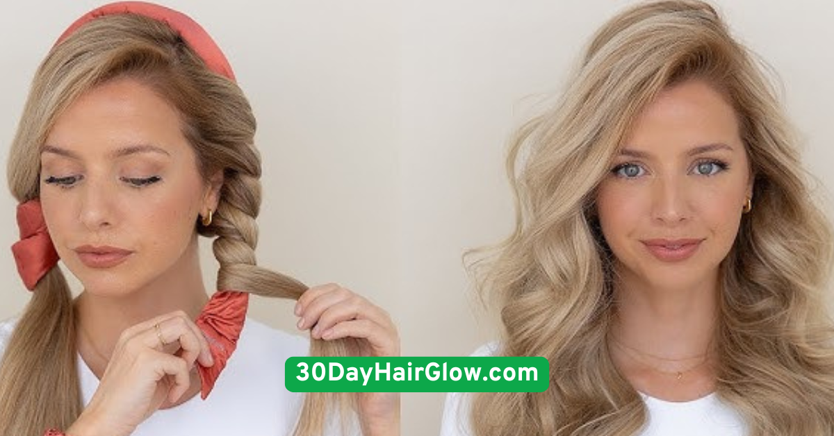 Day 5 – Headband Waves or Rolled Curls