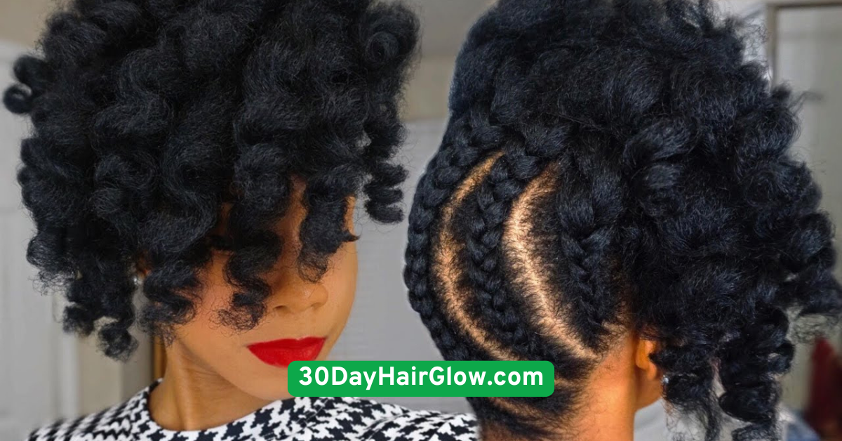  Day 6 – High Puff or Pineapple Updo