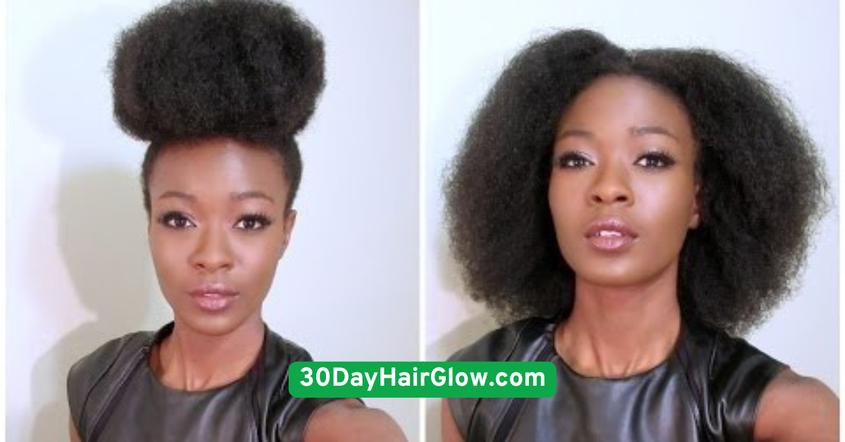  High Puff or Top Knot for Strength