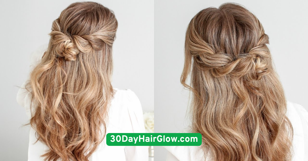  Twisted Half-Up Style