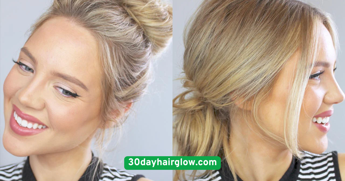Messy Bun with Volume