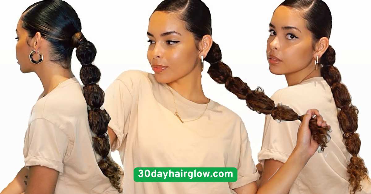 Low Bubble Ponytail