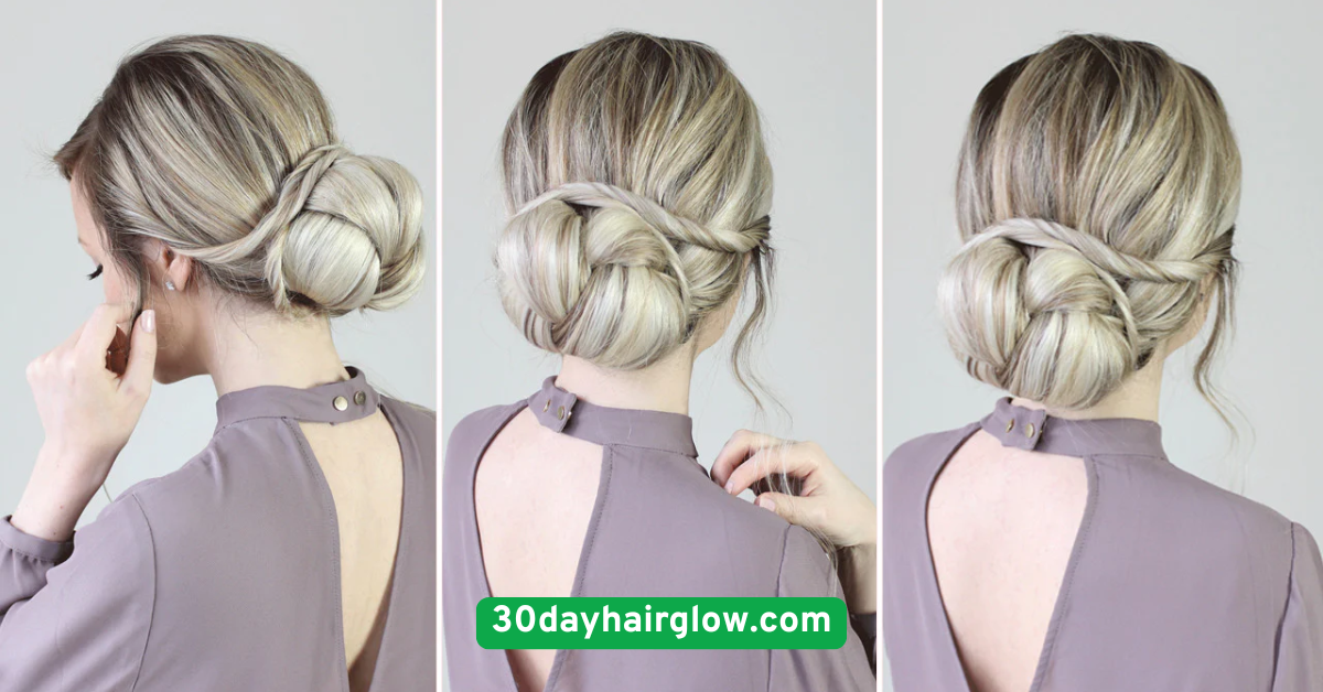 Low Rolled Chignon