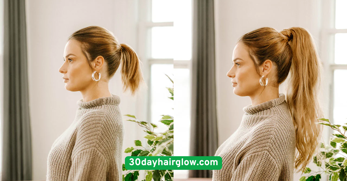 Day 1 Low Sleek Ponytail