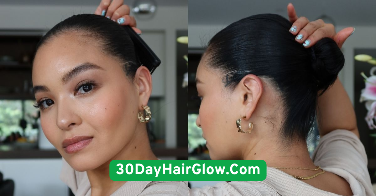 Day 1 Sleek Low Bun