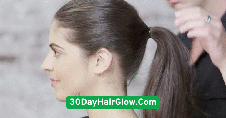 Day 1 Sleek Low Ponytail