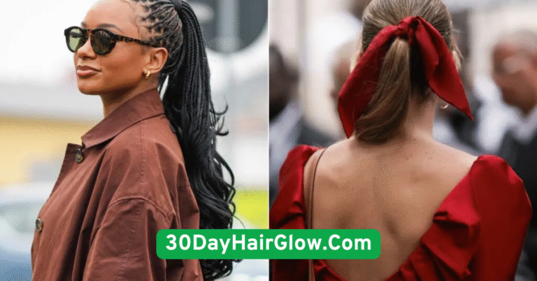 Day 1 Sleek Low Ponytail
