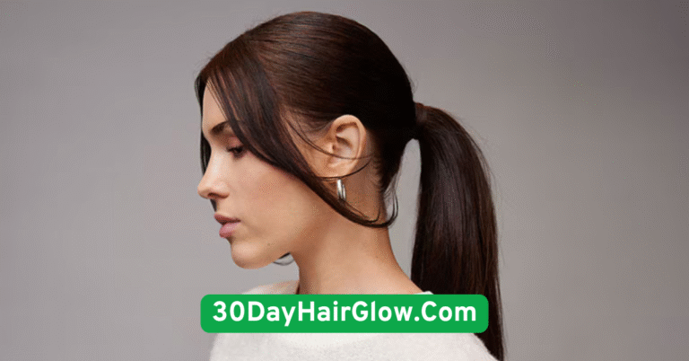 Day 1 Sleek Low Ponytail