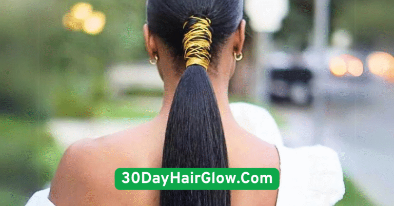 Day 1 Sleek Low Ponytail