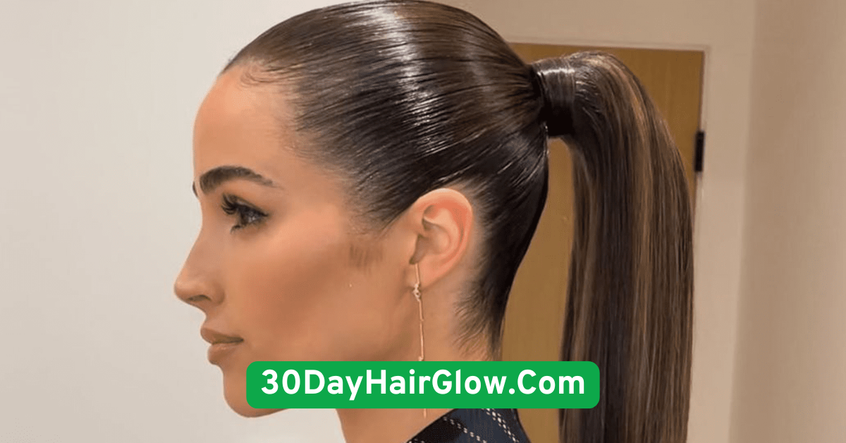 Day 1 Sleek Low Ponytail