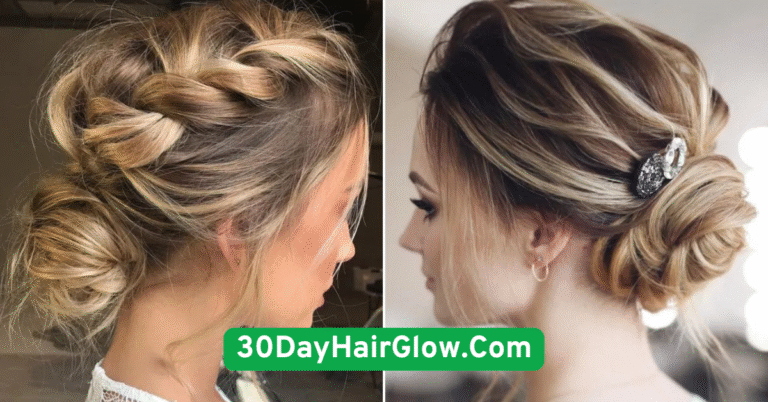 Day 1 The Classic Low Bun