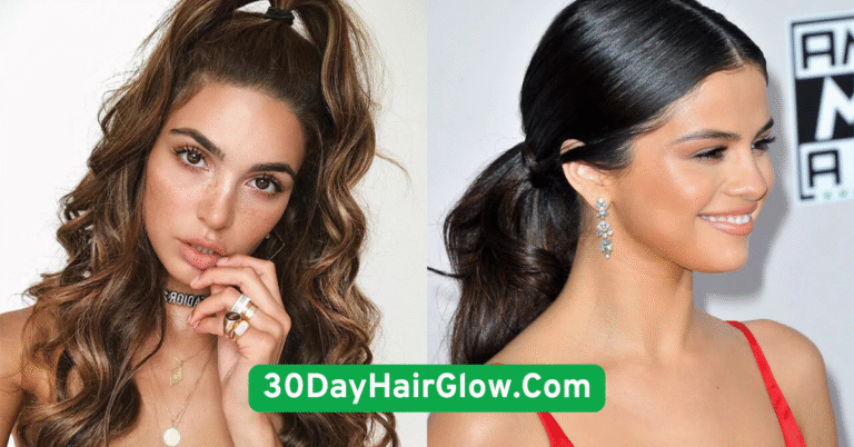 Day 1 The Classic Sleek Ponytail with a Twist