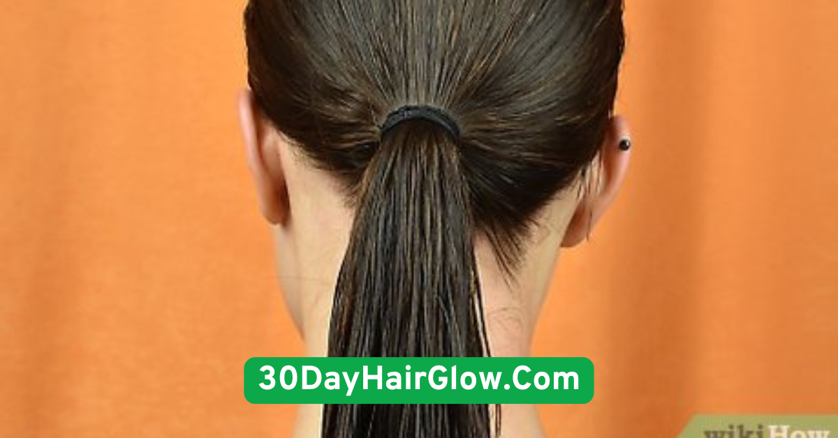 Day 1 The Sleek Low Ponytail