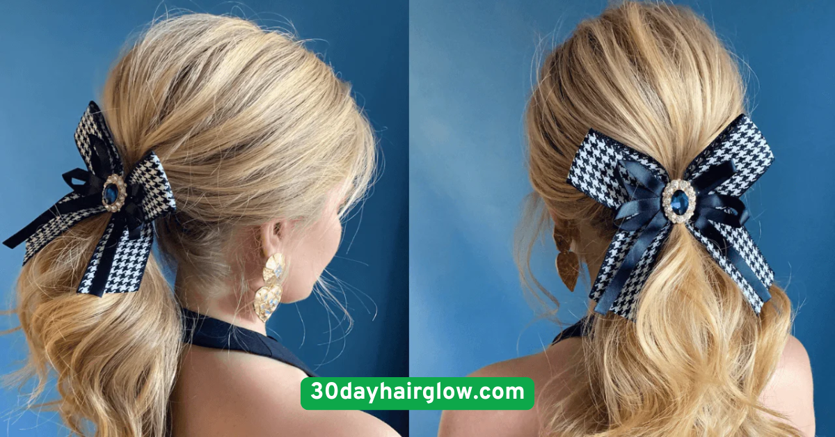Classic Low Ponytail with a Twist