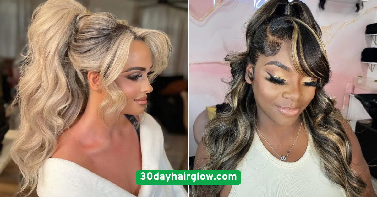 High Ponytail with Volume