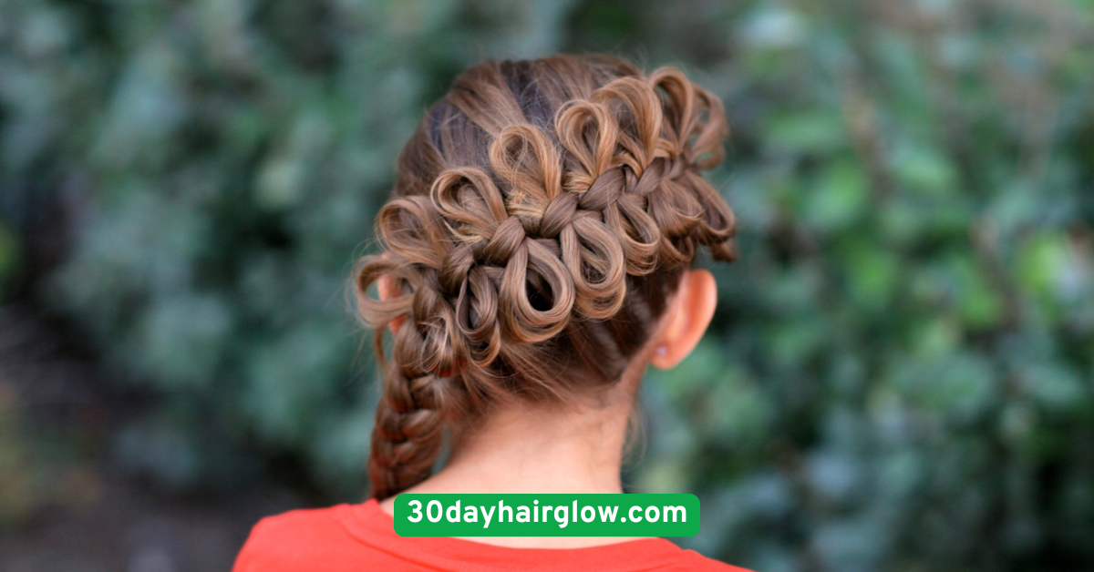 Side Ponytail with Ribbon