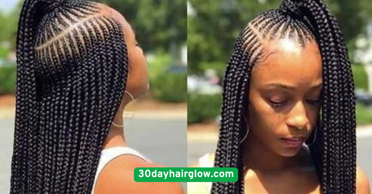 Half-Up, Half-Down Braid