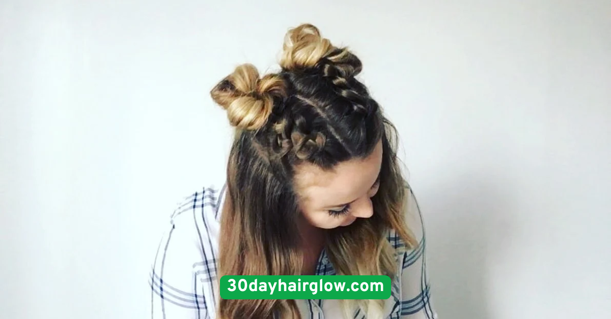 Half-Up Space Buns