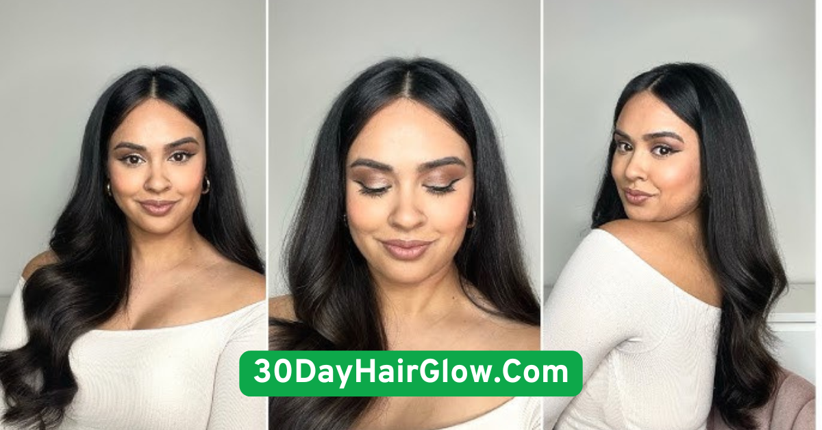Day 5 – Sleek Straight with a Center Part